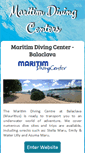 Mobile Screenshot of maritimdiving.com