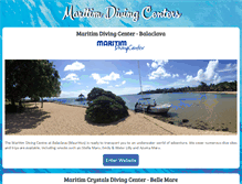 Tablet Screenshot of maritimdiving.com